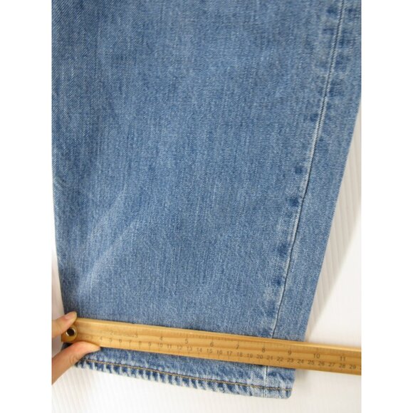 VINTAGE Ralph Lauren Polo Jeans 42X32 Loose Classic Y2K Denim Pants * - Picture 5 of 12